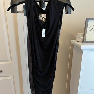 CoOp Barney’s New York slinky black and grey dress. Luxury!